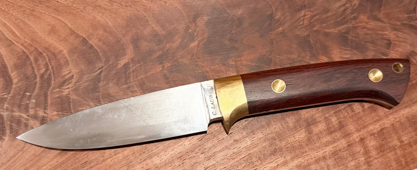 WBGF Drop Point Fix Blade   (Rosewood Scales)