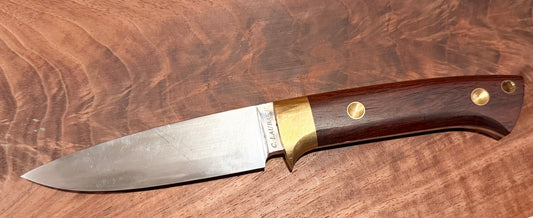 WBGF Drop Point Fix Blade   (Rosewood Scales)